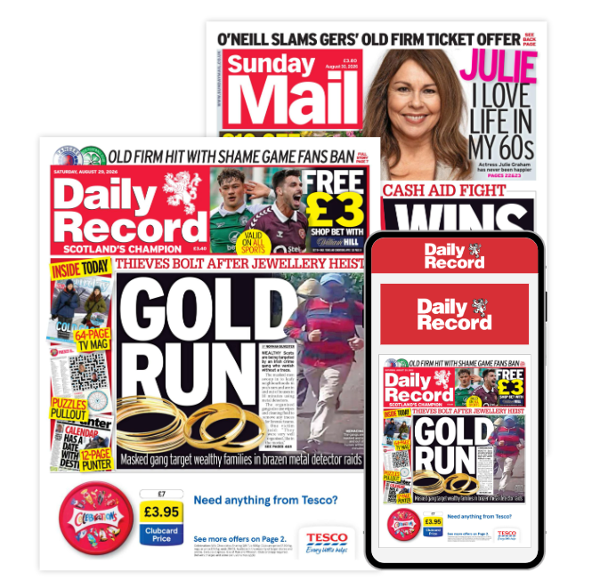 Daily Record and Sunday Mail plus FREE digital edition